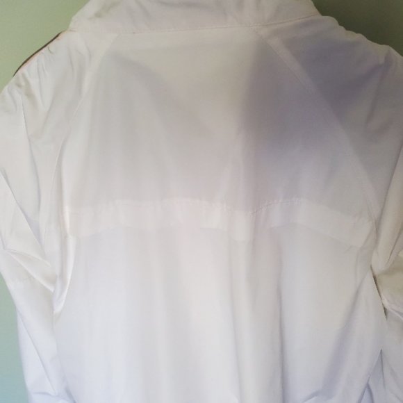Izod White Spring Rain Jacket - Picture 6 of 8